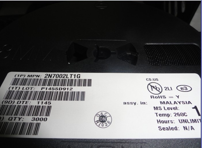 2N7002LT1G ON SOT-23 全新原装现货