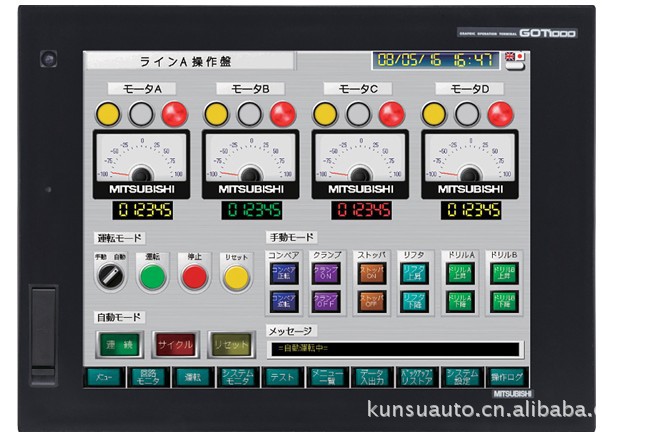 三菱人机界面触摸屏GT1595-XTBA代理现货