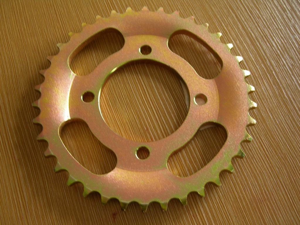 CGL125 428-38T цветной цинк экспорт Колумбия, Африка мотоцикл звездочки