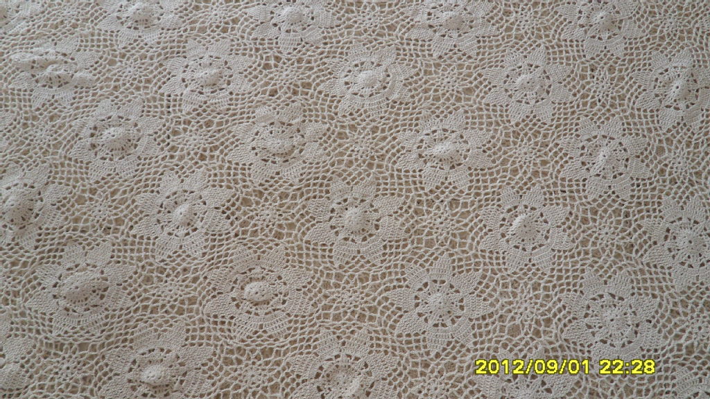 供应手钩花边面料。钩编辅料花边面料。款式新。品种全可定做