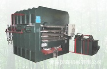 青島國森直供各種竹板熱壓機