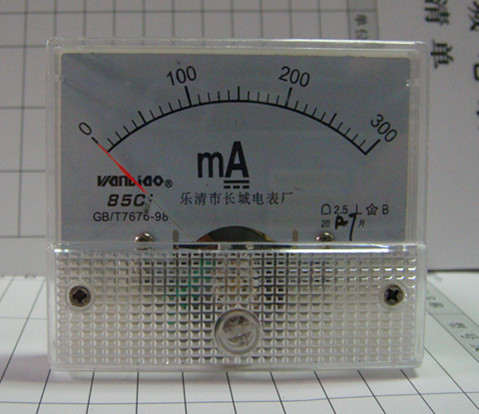 供应长城电表厂 85C1  300mA 直流电流表
