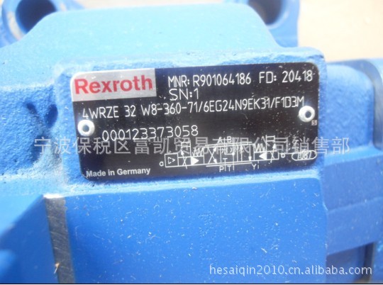 特价供应力士乐4WRZE32W-360-7X/6EG24N9EK31/F1D3M系列比例阀