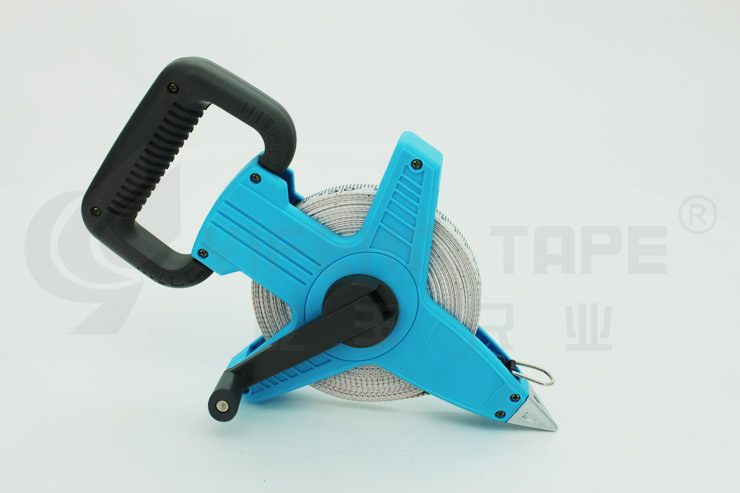 厂家供应30m50m100m手摇式纤维尺 工程设计插地试测量尺