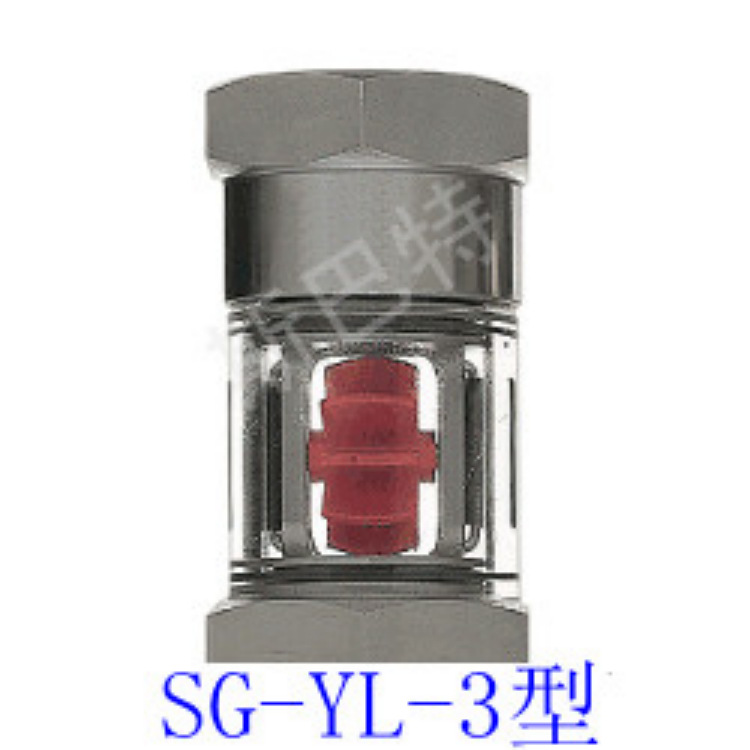 SG-YL-3型不锈钢碳钢目视360度玻璃管水流指示器 转子流量指示器