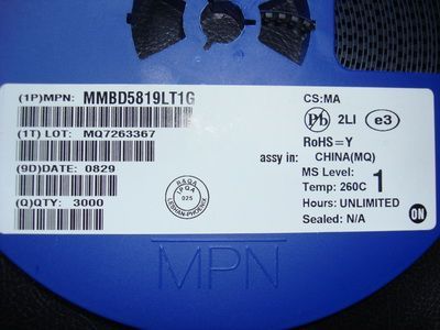 MMBD5819LT1G SOD-323 ON 全新原装现货