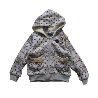 低价批发韩版童装 儿童加绒外套 女童 中童款 加厚款 清仓处理