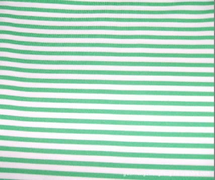 【热销产品】婴幼儿装彩条针织面料 全棉纬编色织布 量大优惠