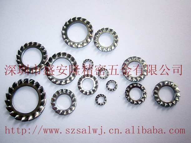 供应不锈钢外锯齿垫圈M2-M31规格，广东深圳生产厂家直销
