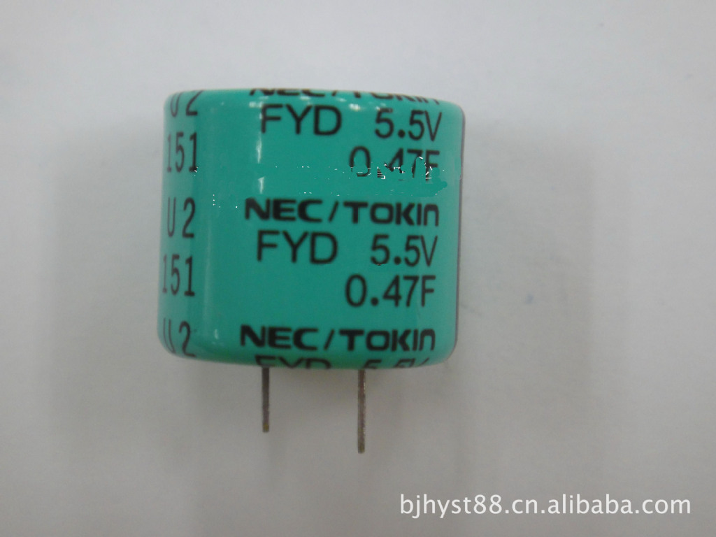 批发超级电容 NEC TOKIN 5.5V-0.47F FYD 法拉电容
