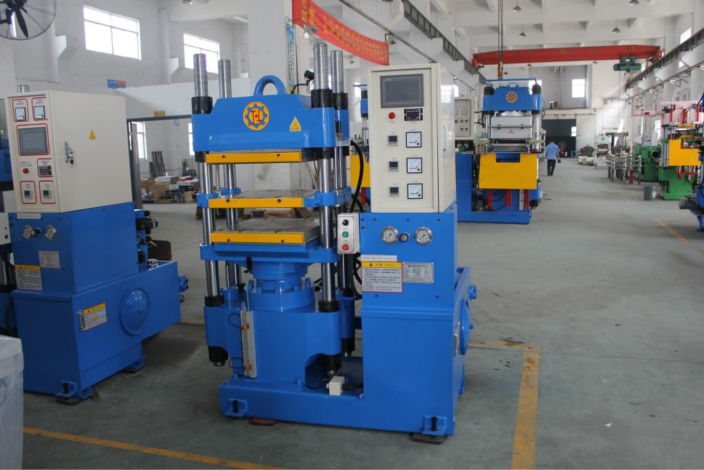 100Ton全自动卧式平板硫化机厂家批发加工定制硫化机设备先进