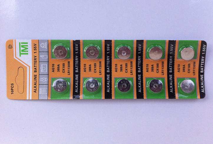 F015B  AG10纽扣电池批发+20个起二元店百货 两元店义乌货源批发