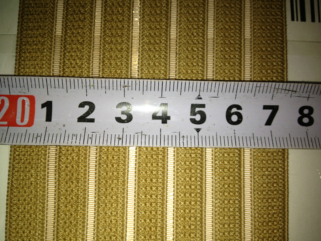 厂家直销7.5cm米黄鱼丝松紧带 护腰松紧带定制 中空弹力带批发