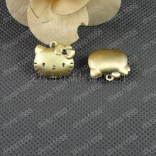 A2671 古青 3.2克 复古KT猫相盒配件 DIY饰品配件批发 10个/包