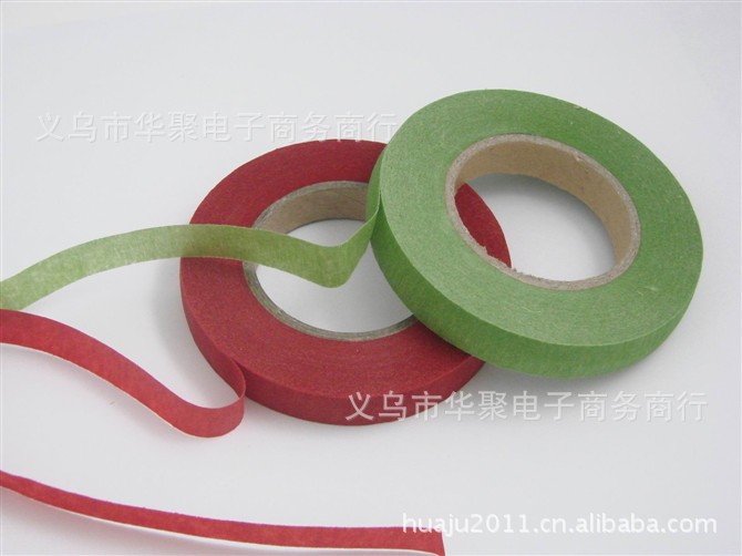 厂家直销 干花花艺绿胶带 30y 多色可选 混批 量大价优