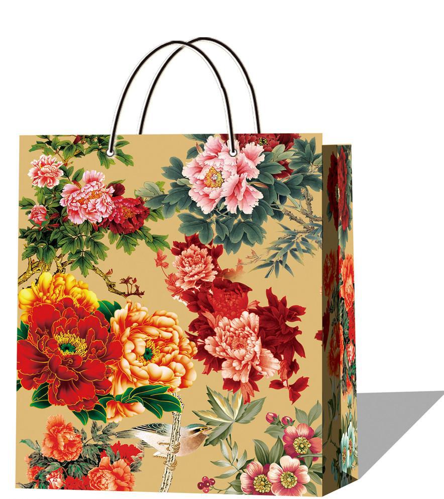 生产工厂大量供应（按您的要求设计制作）订做花纹图案纸袋