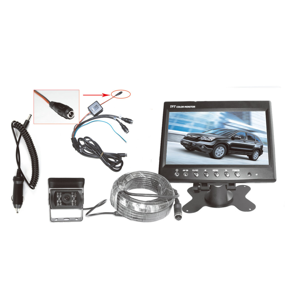 车载倒车后视系统/监视系统/12-24V宽电压/大巴公交车可视倒|ms