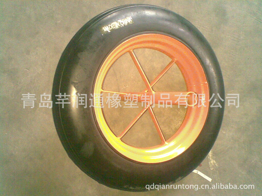 厂家供应高品质手推车实心轮4.00-8实心轮 半空心轮