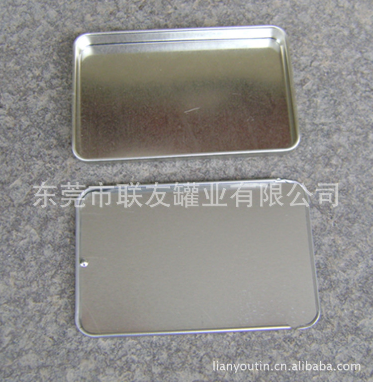 厂价直销白铁皮金属通用包装推拉滑盖铁盒 推拉铁盒新款上市