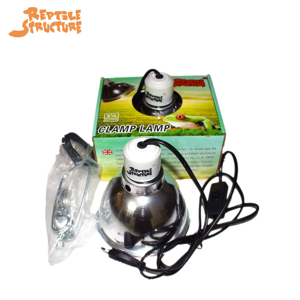 Рептилия StructureG грива Лев Ящерица гусеничная черепаха цельноалюминиевая 5.5-дюймовый I дневной свет ночной абажур 300W