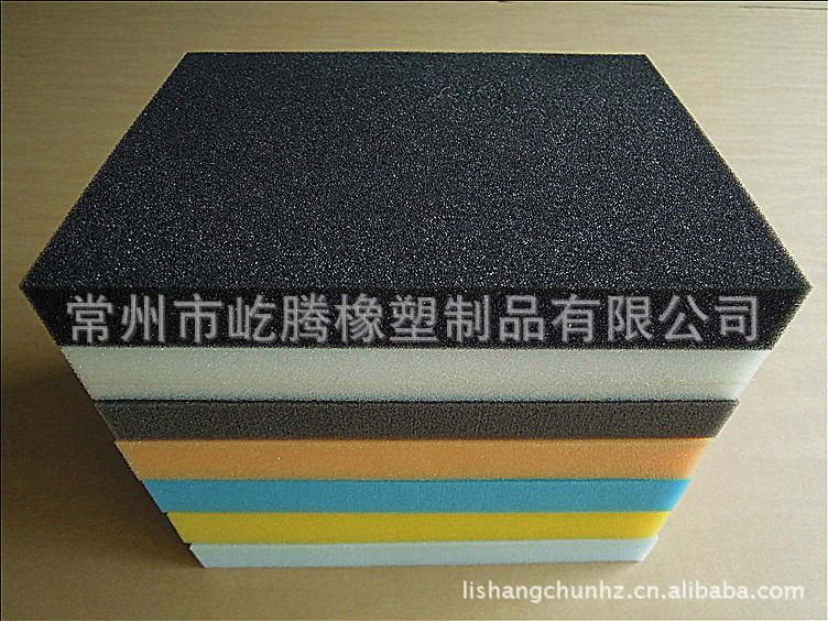 供应蓝色红色黄色白色聚氨酯PU发泡包装海绵高弹性缓冲材料-阿里巴巴