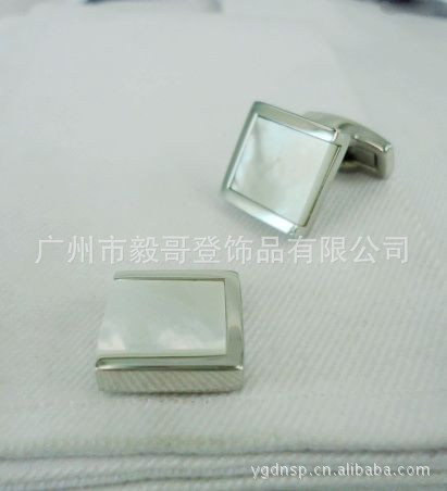 贝壳袖扣,礼品袖扣,法式袖扣,服饰袖扣,AC6027-1不锈钢袖扣