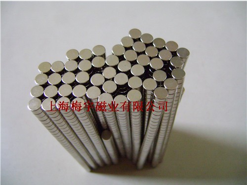 供应包装磁铁,包装盒专用磁钢,超小直径高性能钕铁硼磁柱,单面磁