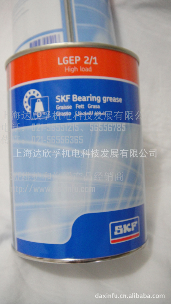 SKF润滑脂LGEP2/1|SKF重载、轴承润滑脂LGEP2/1达欣孚