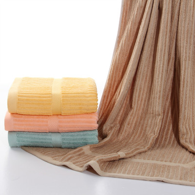 Bamboo fiber Bath towel Manufactor Direct selling 450 man thickening lengthen Multicolor Stock Foreign trade Order wholesale