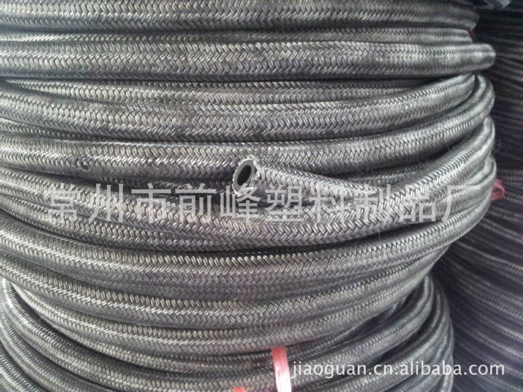 7mm棉线编织耐油管\编织胶管|ru