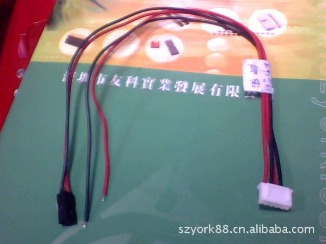 杜邦端子线，杜邦线束，排线，杜邦2*2P 间距2.54MM