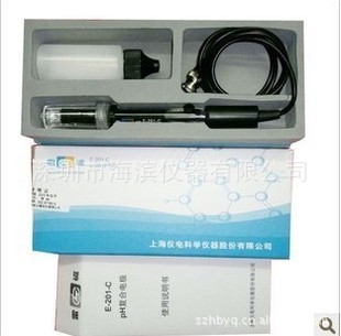 雷磁pH电极E-201-C PH复合电极 E-201-C复合电极上海雷慈