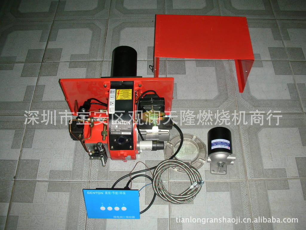 供应GENTON格通GT14-2炒菜炉双段火触摸面板燃烧机燃烧器