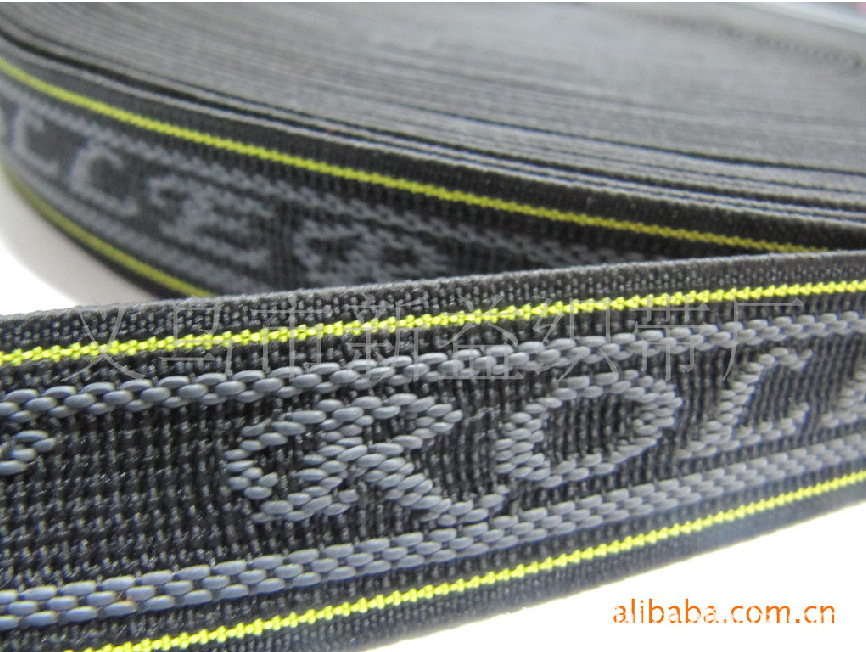 厂家直销优质黑色2.5cm宽防滑松紧带 乳胶松紧带 量大从优