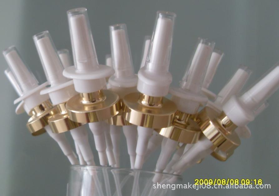 供应电化铝制卡口鼻喷，全塑罗口鼻喷