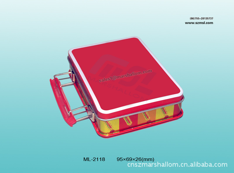 制罐厂供应马口铁午餐盒,手挽罐