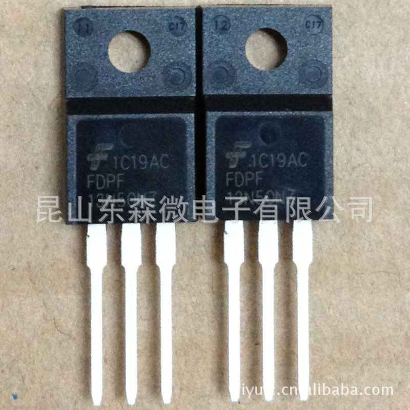 代理进口MOS管仙童FDPF13N50NZ 13N50