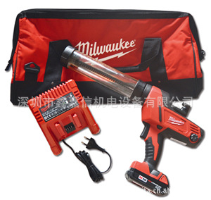 批发米沃奇充电式透明管胶枪C18PCG/600T