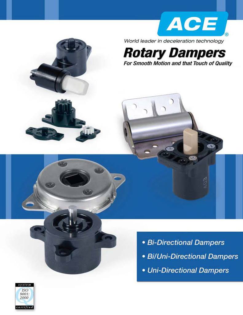 油压缓冲器 美国ACE旋转缓冲器 单柱缓冲器