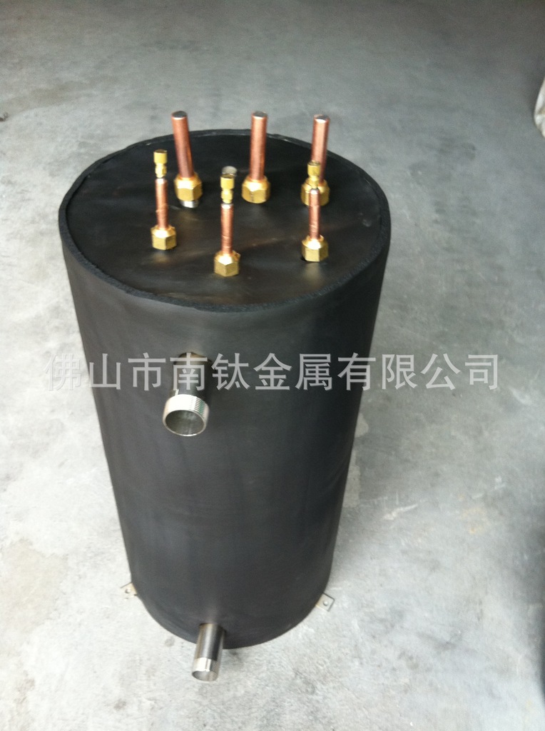 热泵不锈钢外壳钛管换热器