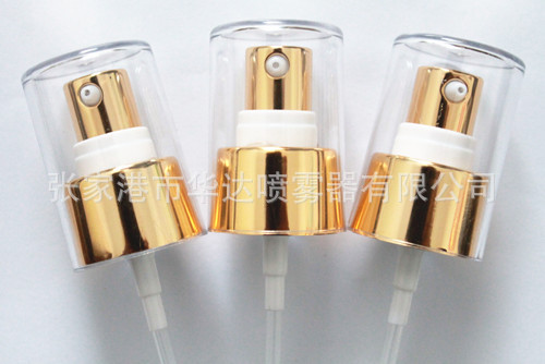 24mm半电化铝 鸡嘴 乳液泵头 液体分配器