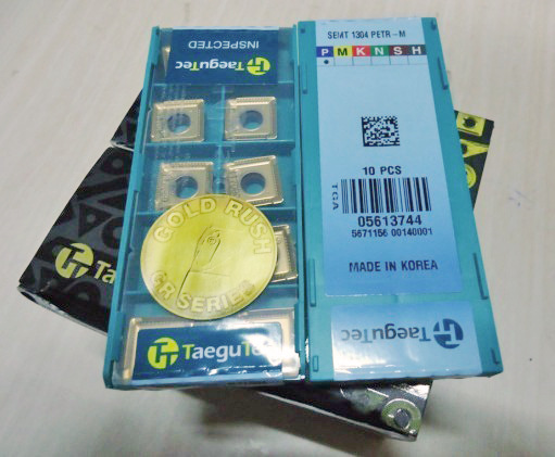 韩国特固克铣刀片 特固克铣刀片3PKT150508R-ML TT8020