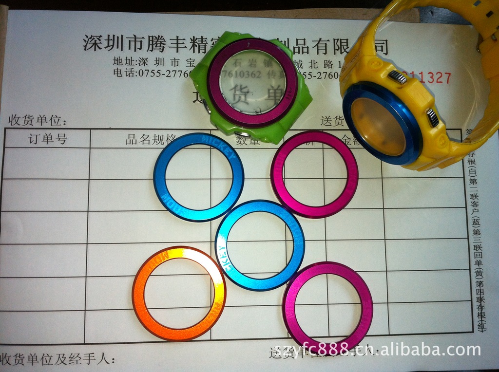 车床件加工定做 铝金属手表 表框 来图来样订做各种 铝五金配件