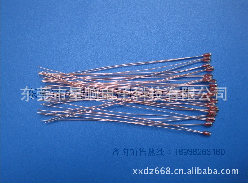 b3899径向玻璃封装热敏电阻 200K玻封NTC热敏电阻专家 现货供应