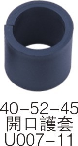 圆形开口护套  塑胶关节 圆管开口连接件