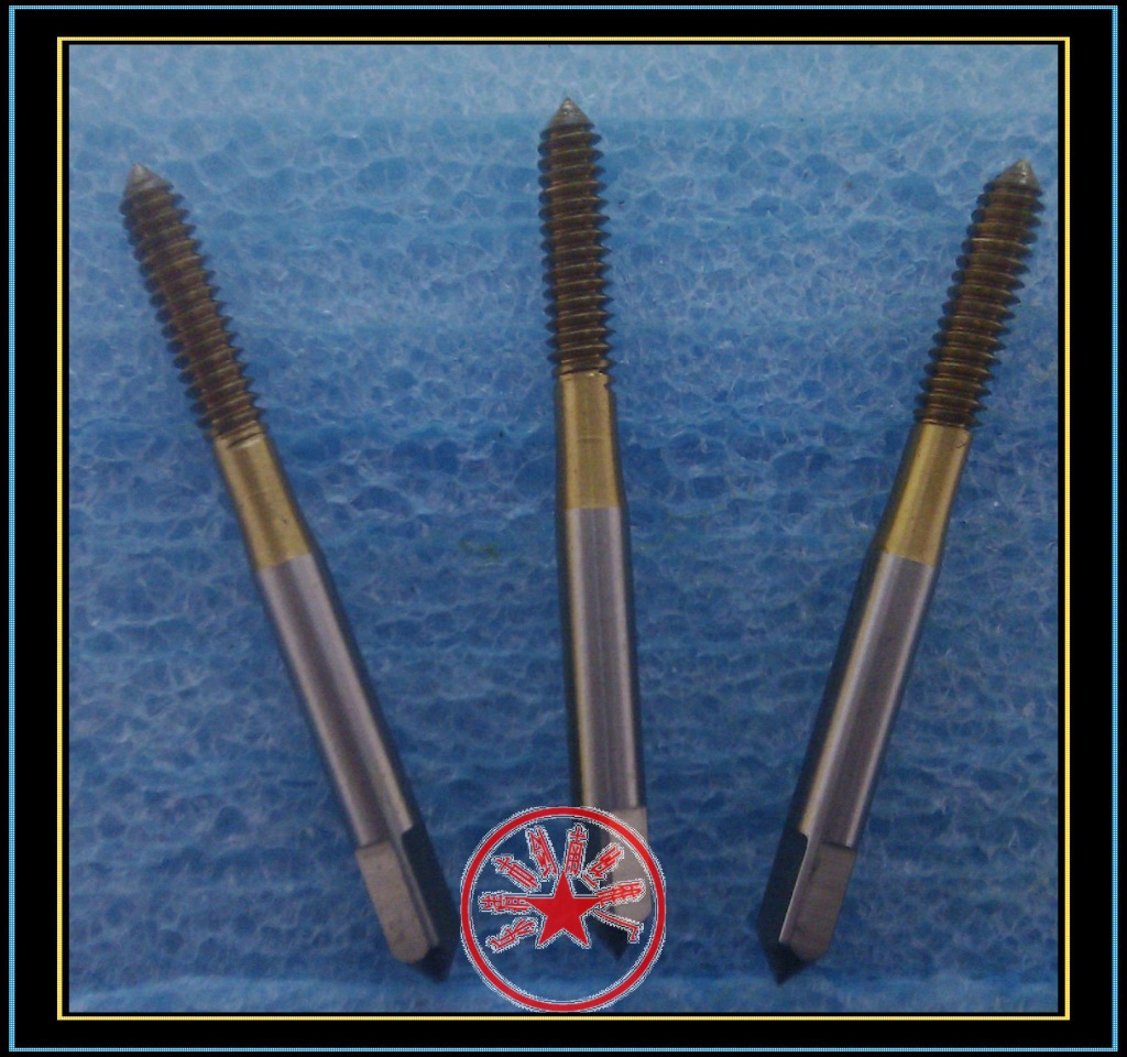 供应全磨制美制粗牙挤压机用丝锥丝攻12-24机用丝攻乐清剑南丝