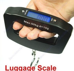 50 кг большая ручка багажные весы Экспресс весы портативные электронные весы крючковые Весы багажные весы Экспресс весы