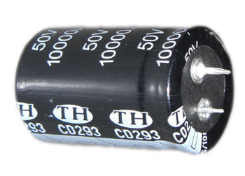 全新滤波100v4700uF牛角焊针型 电解电容