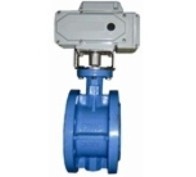 D941F-16C电动法兰衬氟蝶阀电动蝶阀耐酸碱蝶阀DN50 65 80 100