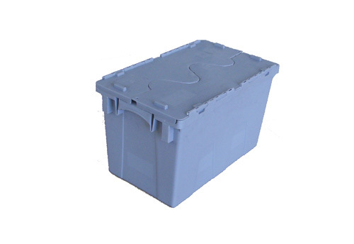 塑料封闭箱 、灰色物流用箱、带盖汽车用EU箱、蓝色物流箱